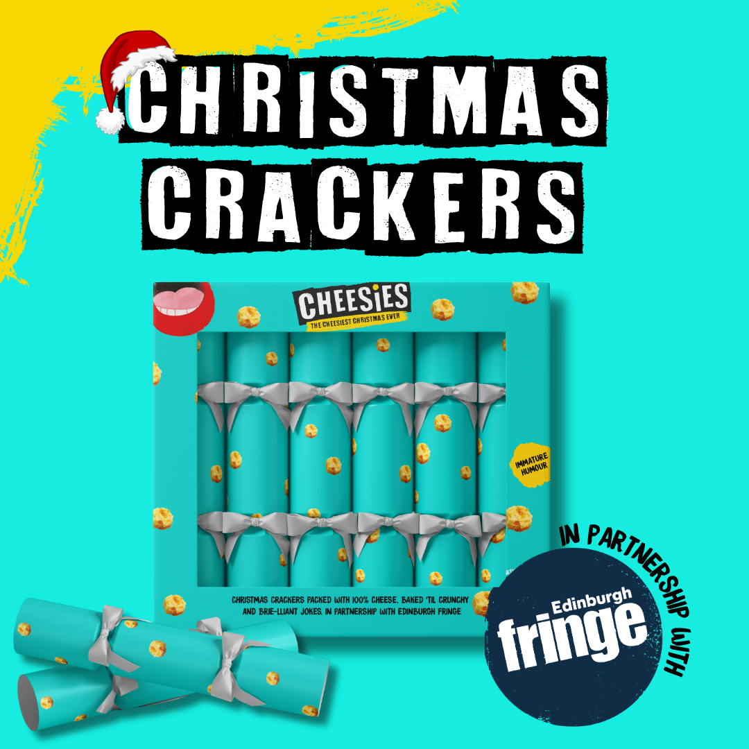 Cheesies Christmas Crackers Box of 6