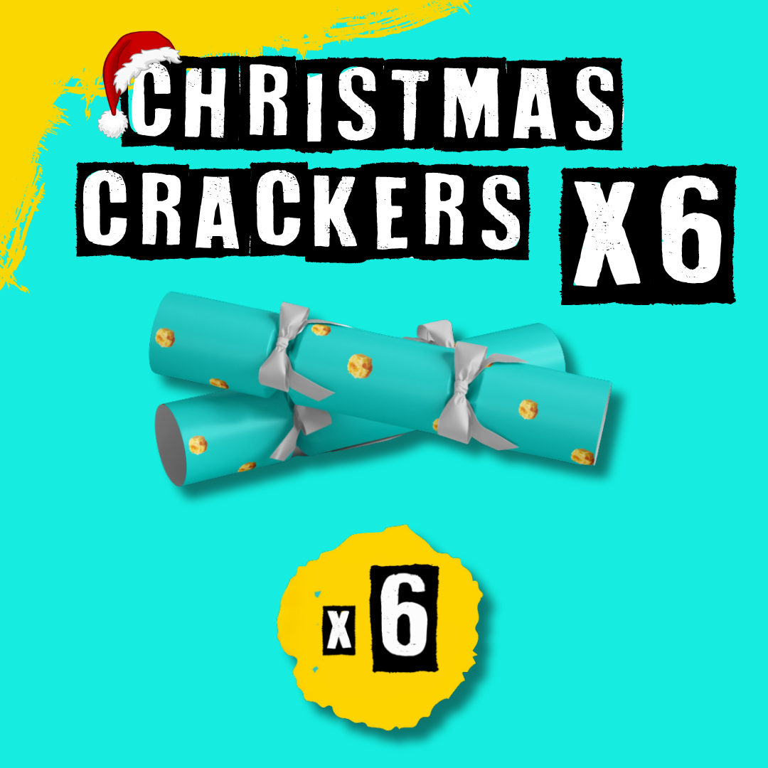 Cheesies Christmas Crackers Box of 6